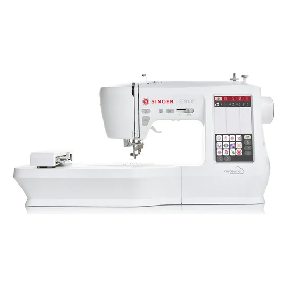 Máquina De Coser Y Bordar, Combo 2 En 1 Singer Se9185