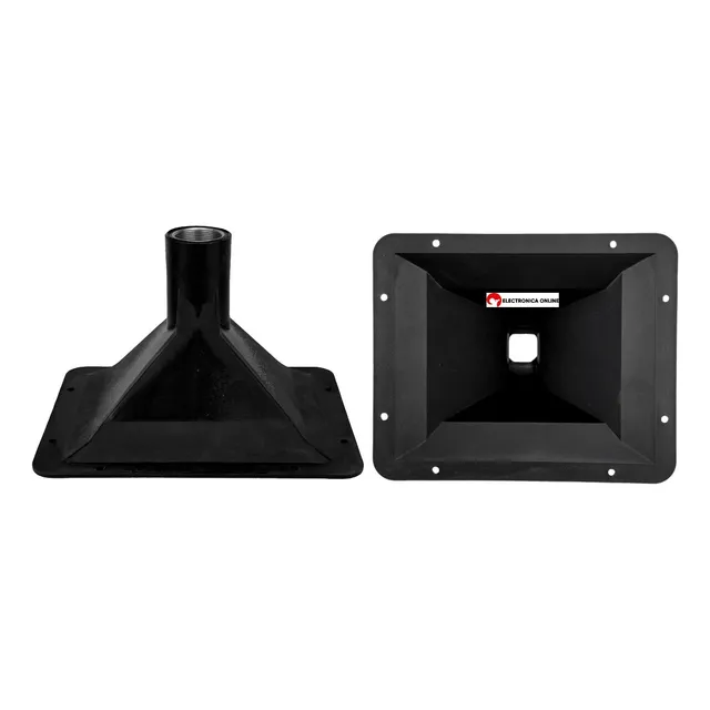 Par De Difusor Para Tweeter Driver Rosca Metalica 24x19.5cm