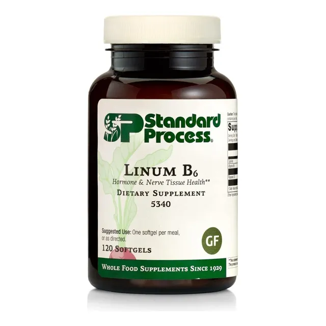 Suplemento Linum B6 Standard Process 120 Softgel