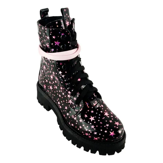 Bota Niña Charol Negro Blasito Arco Ortopédico 24i291-cnr