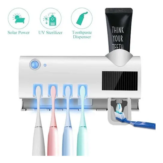 Dispensador esterilizador de cepillos de dientes UV Ant Bacterias