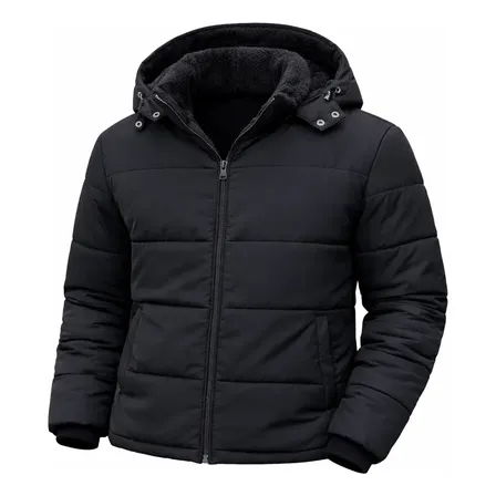 Jaqueta Bobojaco Masculino Forrada Grosso Impermeável Frio Preto Gg