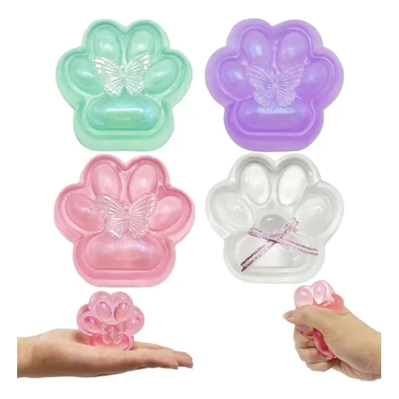 4 Piezas Taba Squishy Kit De Juguetes De Pata De