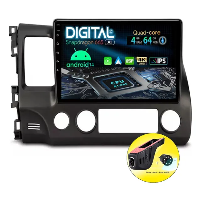 Radio Pantalla Android Honda Civic 2008/11