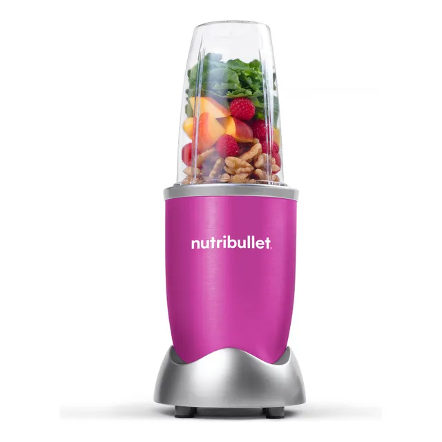 Nutribullet 600w Procesador De Alimentos Rosa 3 Pcs
