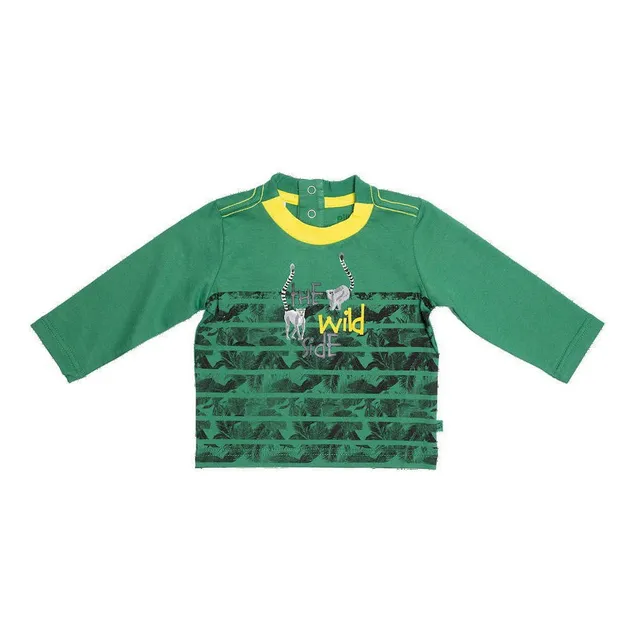 Polera Wild Suricatas Verde Pillin