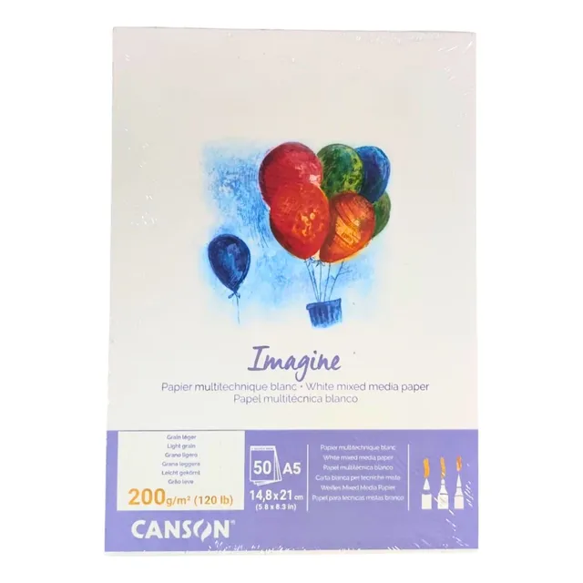 Canson Imagine Mixed Media 200g/m2 14.8x21cm