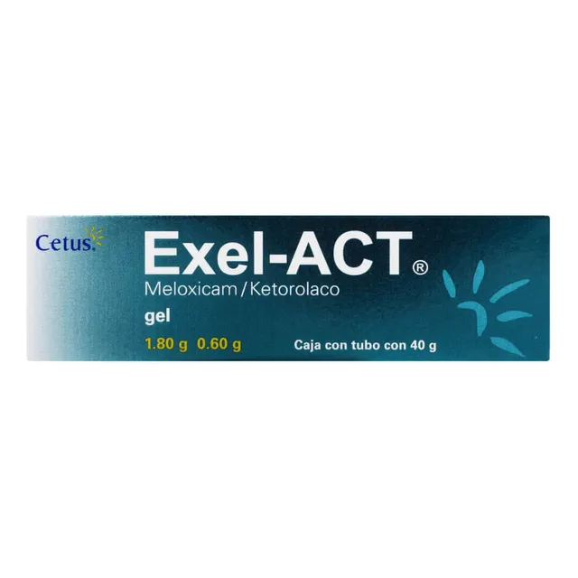 Exel-act Gel 1,8 G/0,6 G/100 G, 1 Tubo 40 G