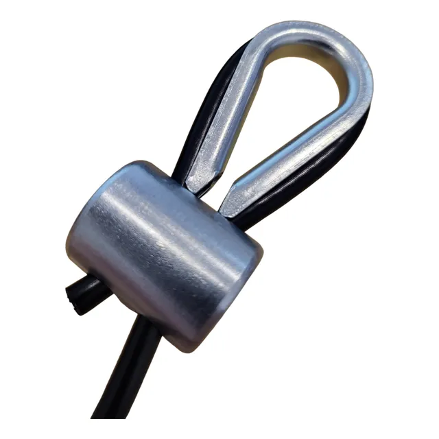 Cable D Acero Gimnasio Terminal Prensacable Reutilizable Svg