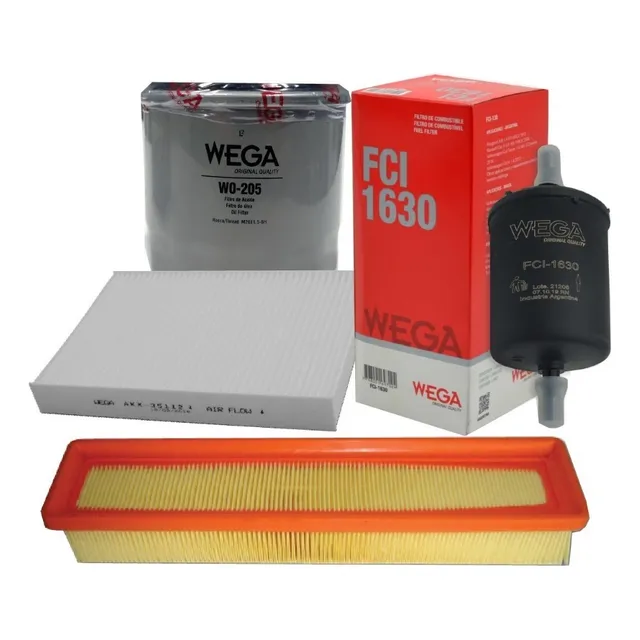 Kit Filtros Wega Renault Clio Mio 1.2 16v 2012 - Work 2012