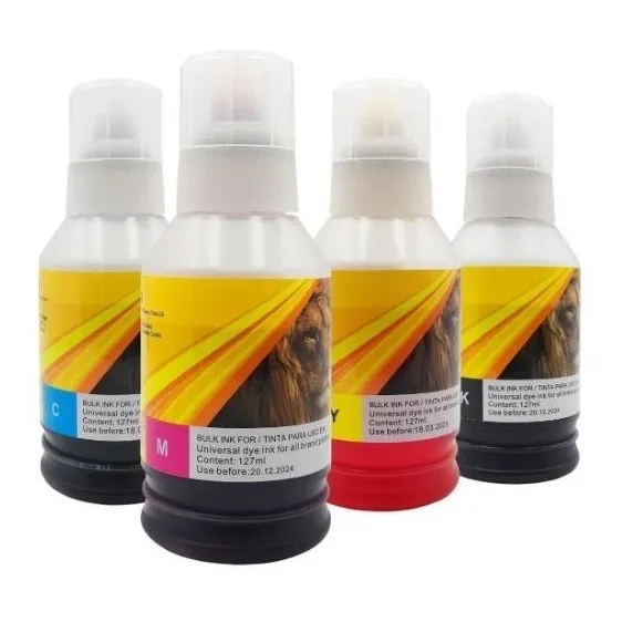 Kit 4 Tinta Universal Generico 127ml Todas Las Impresoras