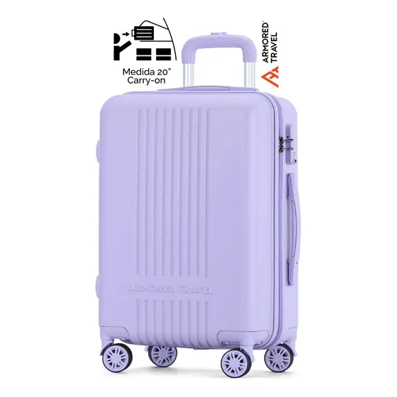Maleta De Viaje Rígida Carry On De Mano Cabina 20 Pulgadas 10 Kg Con Candado Alta Seguridad Tsa Lock Armored Travel