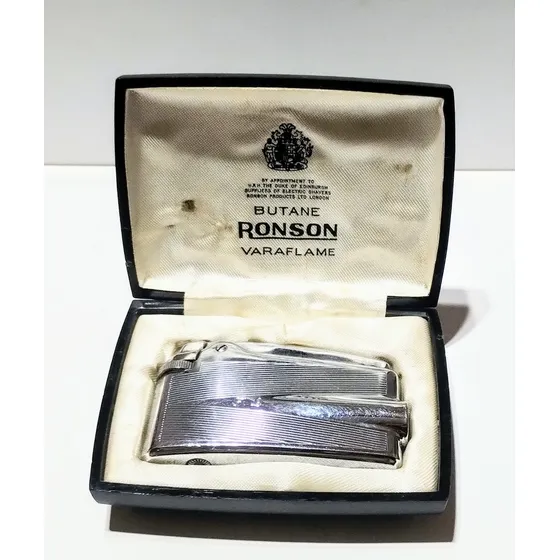 Encendedor Ronson Varaflame En Estuche Original