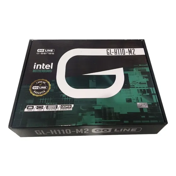 Placa Mae Mb H110 Goline Intel 1151 6a E 7a Gen Ddr3 M.2