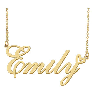 Coleira De Cabelo De Campo Circulada Aoloshow Emily Name 18k Coleira De Cabelo De Campo Circulada Aoloshow Emily Name 18k