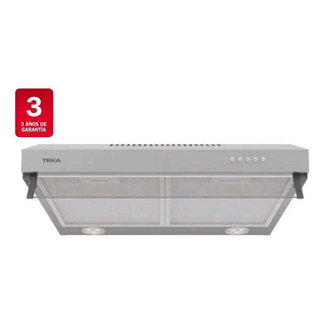 Campana Tradicional Mural Teka Cx 62120 Kos Inox Gris