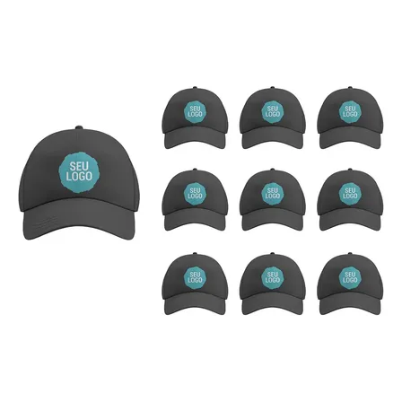 Kit 10 Boné Personalizado Logo Marca Nome Frase Arte Estampa