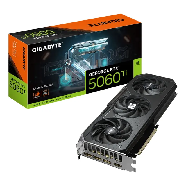 Tarjeta De Video Gigabyte Geforce Rtx 5060 Ti Gaming Oc 16g