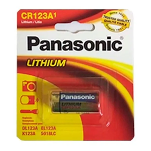Pila De Litio Cr123a Panasonic De 3 Voltios - Dl 123a