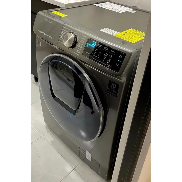 Lavasecadora Samsung Inverter Hasta 12kg 127v Color Inox