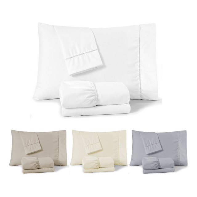 Jogo De Cama Queen 400 Fios 4 Peças Pt Palito Toque De Pluma Jogo De Cama Queen 400 Fios 4 Peças Pt Palito Toque De Pluma