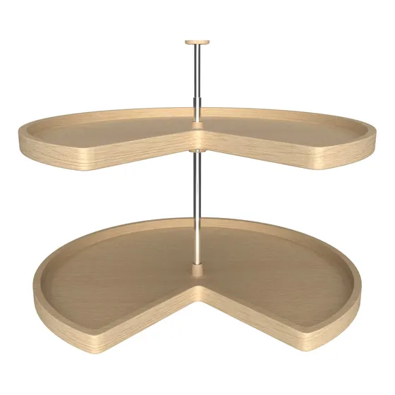 Rev-a-shelf Estanteria Madera Banda Kidney 2 Lazy Susan Para