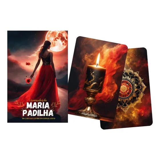 Baralho Tarô Oráculo Maria Padilha Plastificado