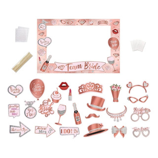 Kit Despedida Bride To Be Diamantes Color Rosa Oro Fiesta Kit Despedida Bride To Be Diamantes Color Rosa Oro Fiesta