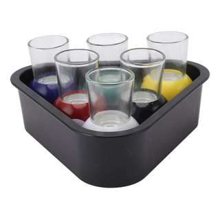 Juego De 6 Vasos Para Beber Con Forma De Bolas De Billar Juego De 6 Vasos Para Beber Con Forma De Bolas De Billar