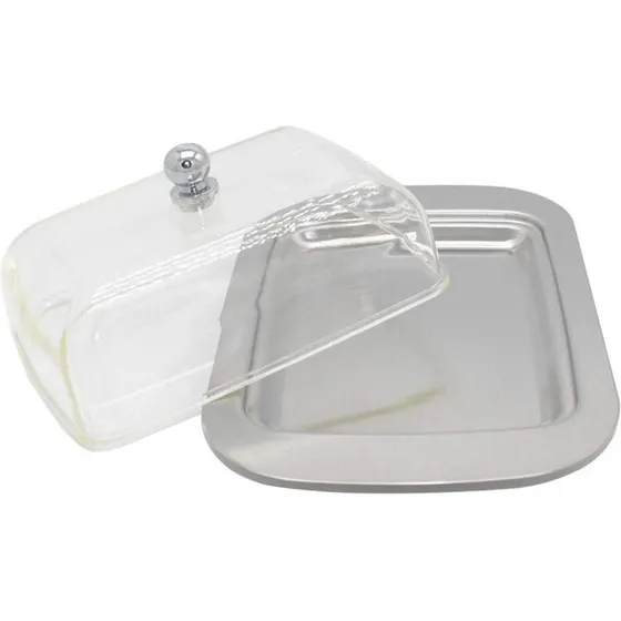 Plato De Mantequilla Caja De Mantequilla Acero Inoxidable