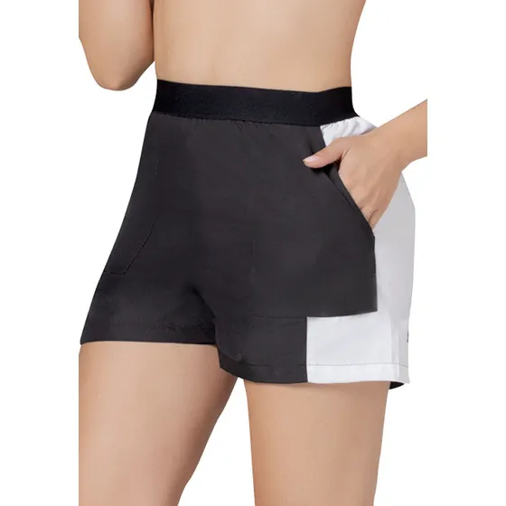 Short Mujer Negro Fi 5560