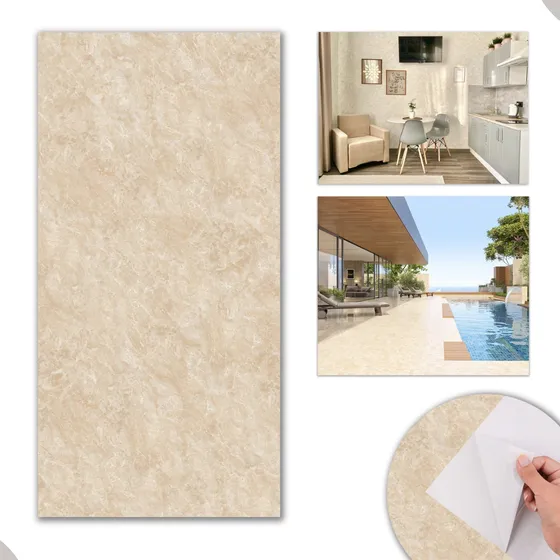 Placas Adesivas 3d Mármore Branco De Parede Kit C/ 10 Un 