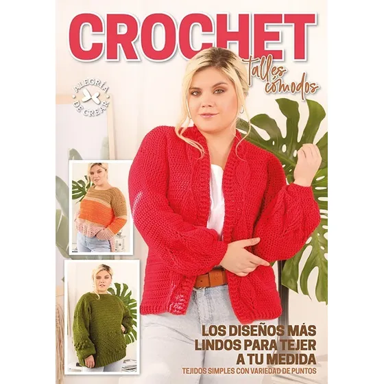 Revista Tejido Crochet Sweater Cardigan Chaleco A Medida