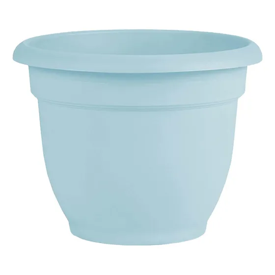 Maceta De Resina 20 Pulgadas Riego Automático Azul Brumoso