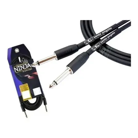 Cabo P10 X P10 Santo Angelo Ninja Guitarra Violão Etc 4.57m