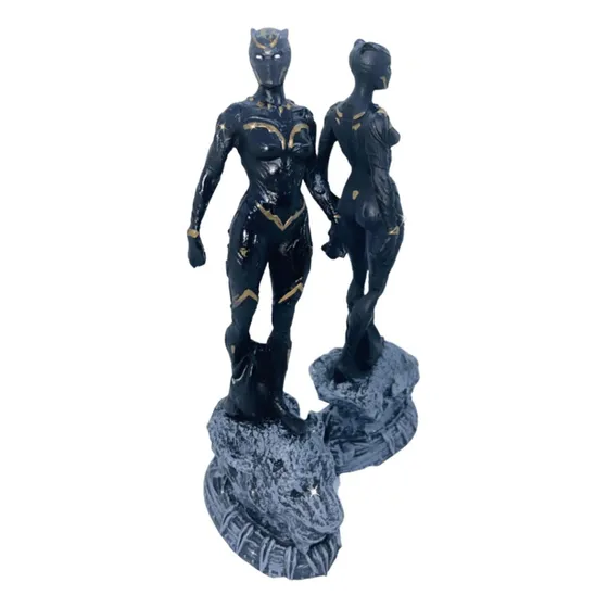 Boneco Pantera Negra 16 Cm Linda Para Coleção Promoção 