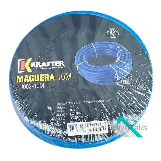 Manguera De Compresor Karfter 10 Mts Conector Rapido 1/4 