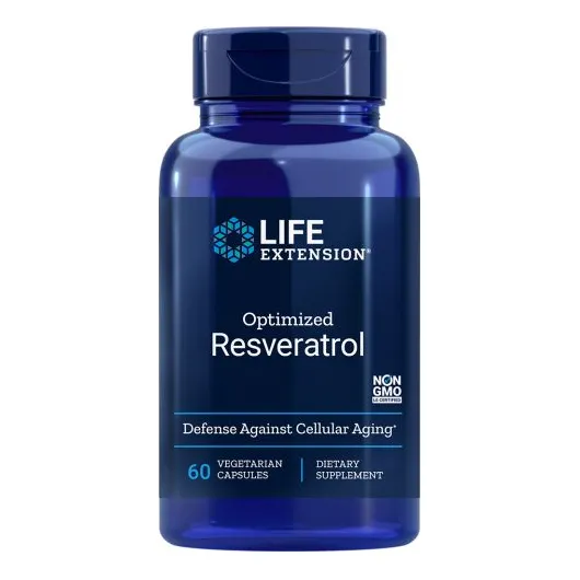 Resveratrol Optimizado Supplement Life Extension 60 Cápsulas