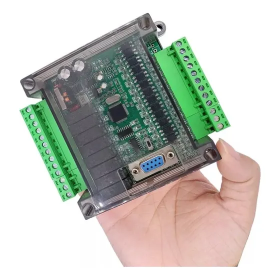 Plc Fx1n Compatible Con  Mitsubishi 12in 8out Relay 1ad 1da
