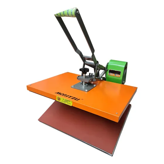 Sublimadora Estampadora Plancha Transfer 40x60cm Moritzu Color Naranja Con Verde