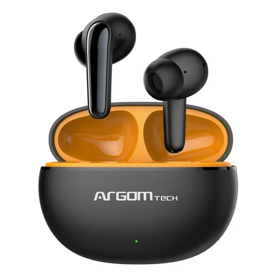 Audífonos Inalámbrico Bluetooth Argom Skeipods Enc E20 Negro