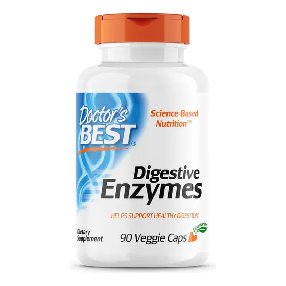 Supplement Doctor's Best Digestive Enzymes 90 Cápsulas Veget