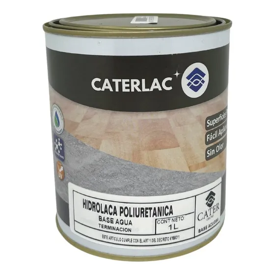 Hidrolaca Plastificante Poliuretanico  Al Agua Caterlac  1l