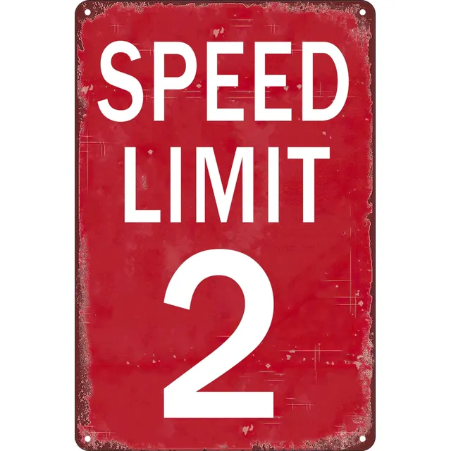 Limite Velocidad 2 Señal Advertencia Trafico Carretera Calle