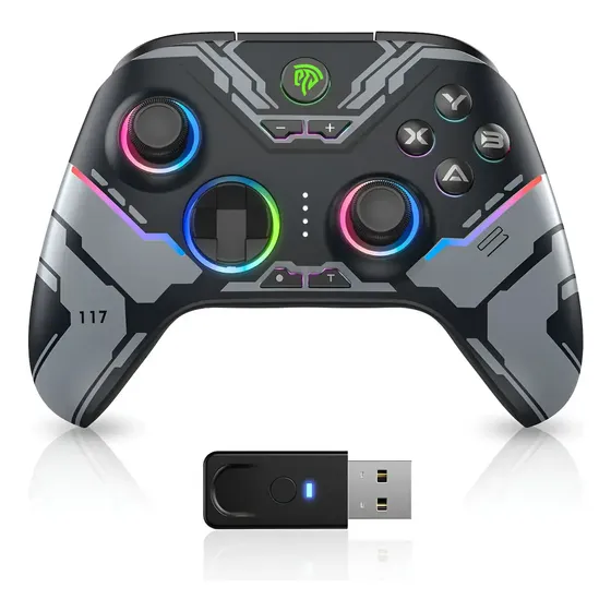 Control Inalámbrico Rgb Bt Gamepad Para Pc Android Ns Ios