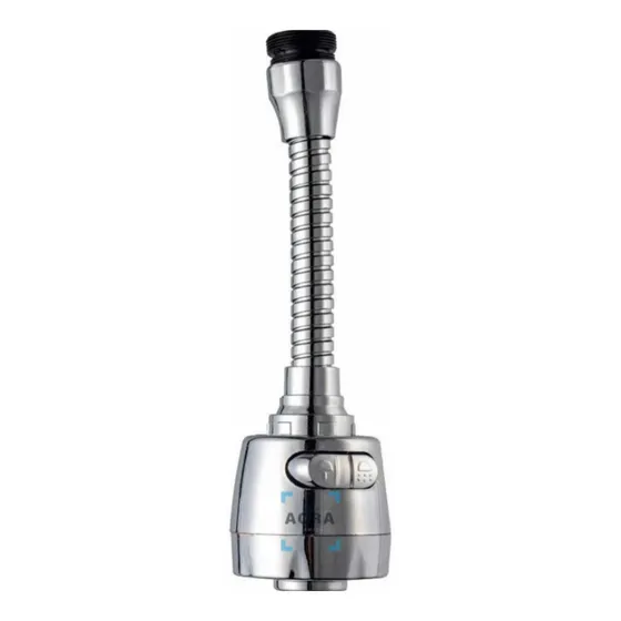 Extensible Con Puntero Cromado Para Canilla Baño Cocina Acra
