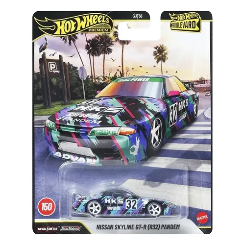 Mattel Hot Wheels Premium Boulevard 2026 1:64 Nissan Skyline Verde