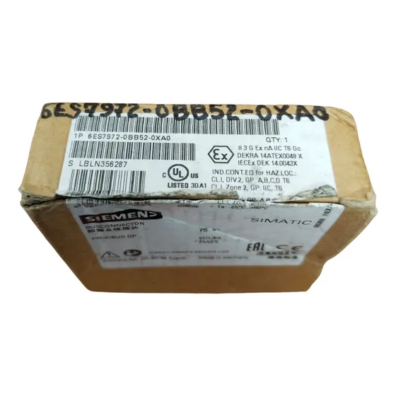 Siemens Conector Serial De Red Profibus 6es7 972-0bb52-0xa0.