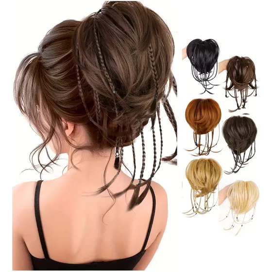 Rodete Postizo Térmico Para Peinados C/ Trenzas 23cm