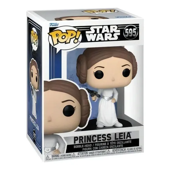 Figura De Accion Princesa Leia 595 De Star Wars Funko Pop